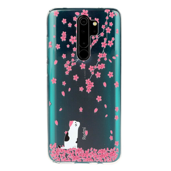 Xiaomi Redmi Note 8 Pro Case Petals and Cat