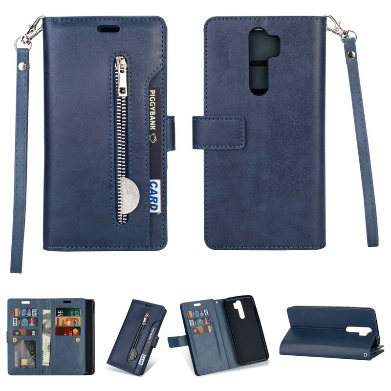 Xiaomi Redmi Note 8 Pro Case Wallet with Strap