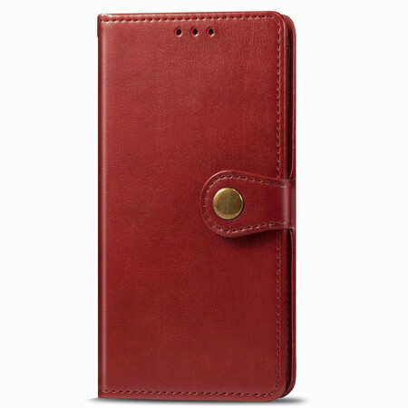 Xiaomi Redmi Note 8 Pro Leatherette Case with Vintage Clasp