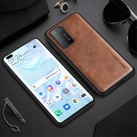 Case Huawei P40 Pro Effet Cuir Vintage