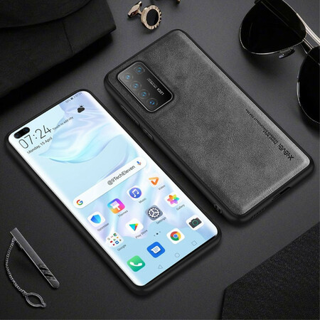 Case Huawei P40 Pro Effet Cuir Vintage
