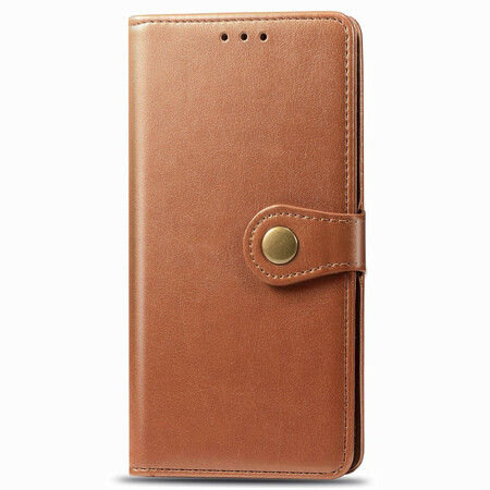 Xiaomi Redmi Note 8 Leatherette Case with Vintage Clasp