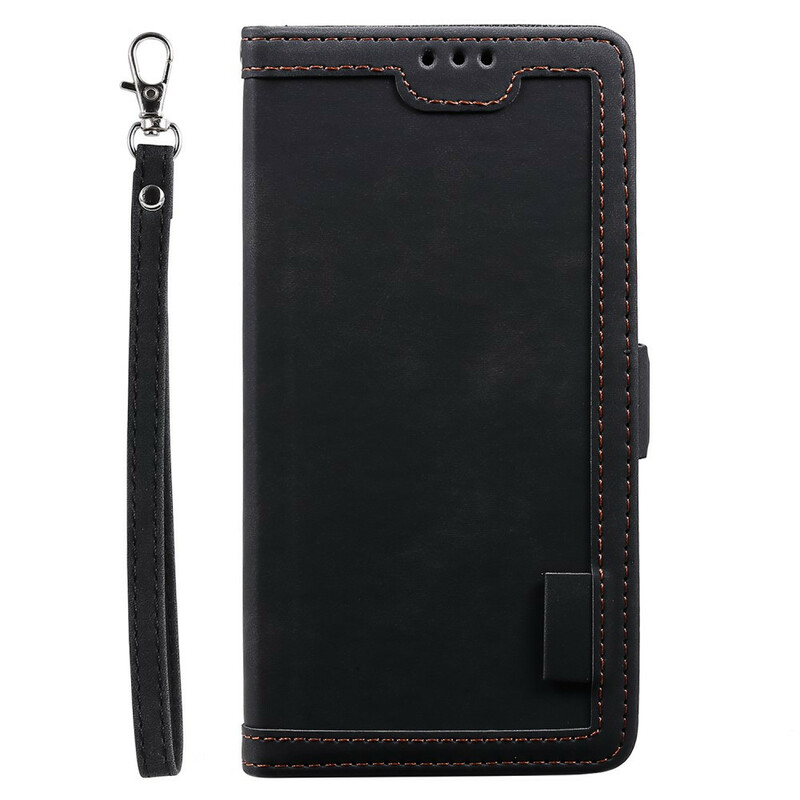 Xaiomi Redmi Note 8 Case Two-tone Leather Reinforced Contours