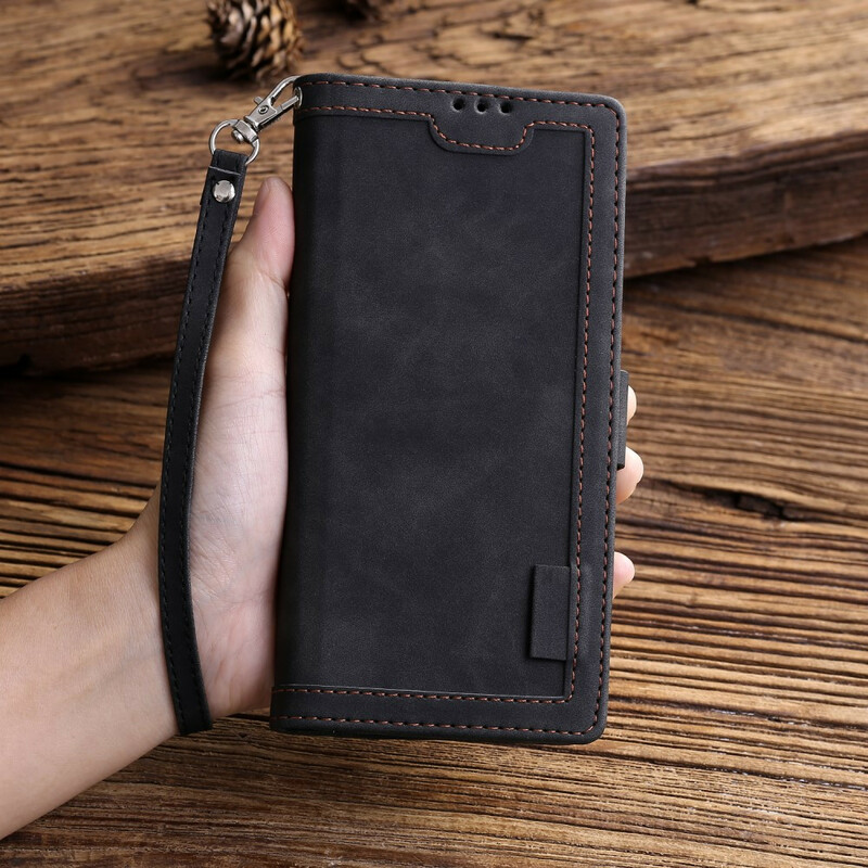 Xaiomi Redmi Note 8 Case Two-tone Leather Reinforced Contours
