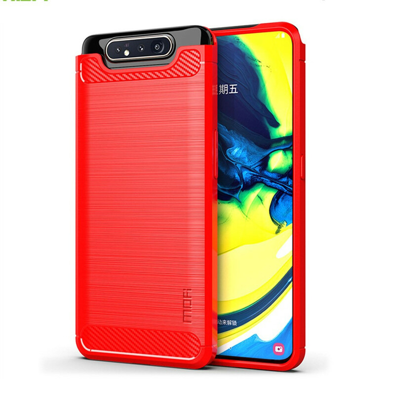 Samsung Galaxy A80 Brushed Carbon Fiber Case MOFI