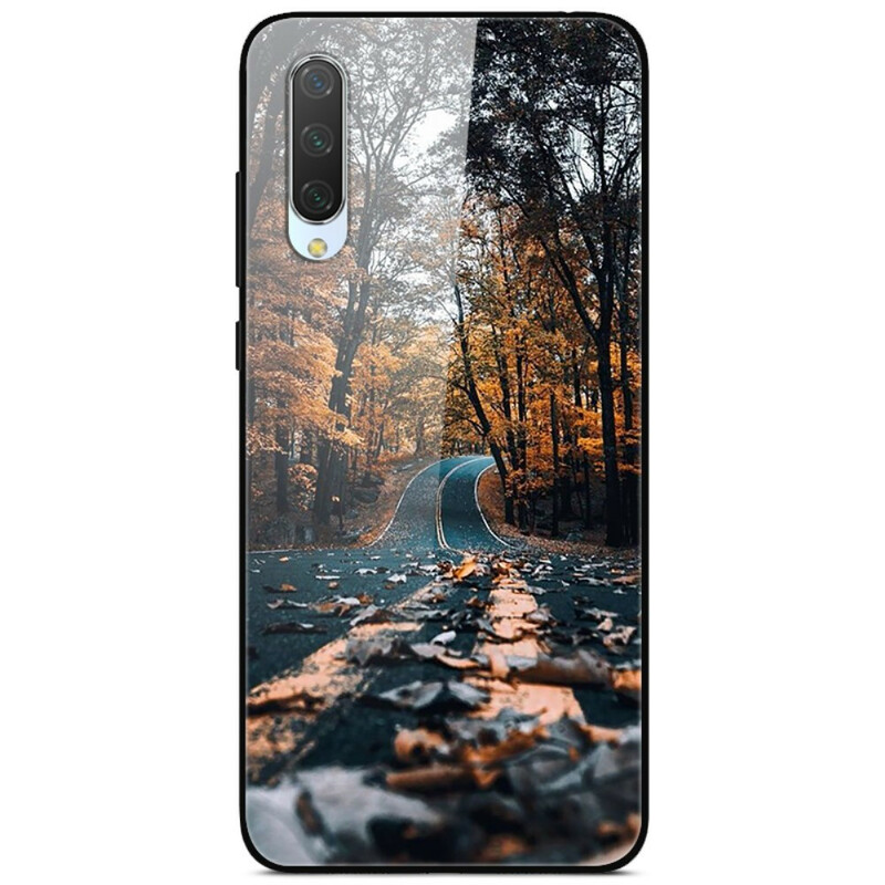 Xiaomi Mi A3 Tempered Glass Case Road to Happiness