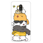 Cover OnePlus 6T Pile Of Cats Cartoon