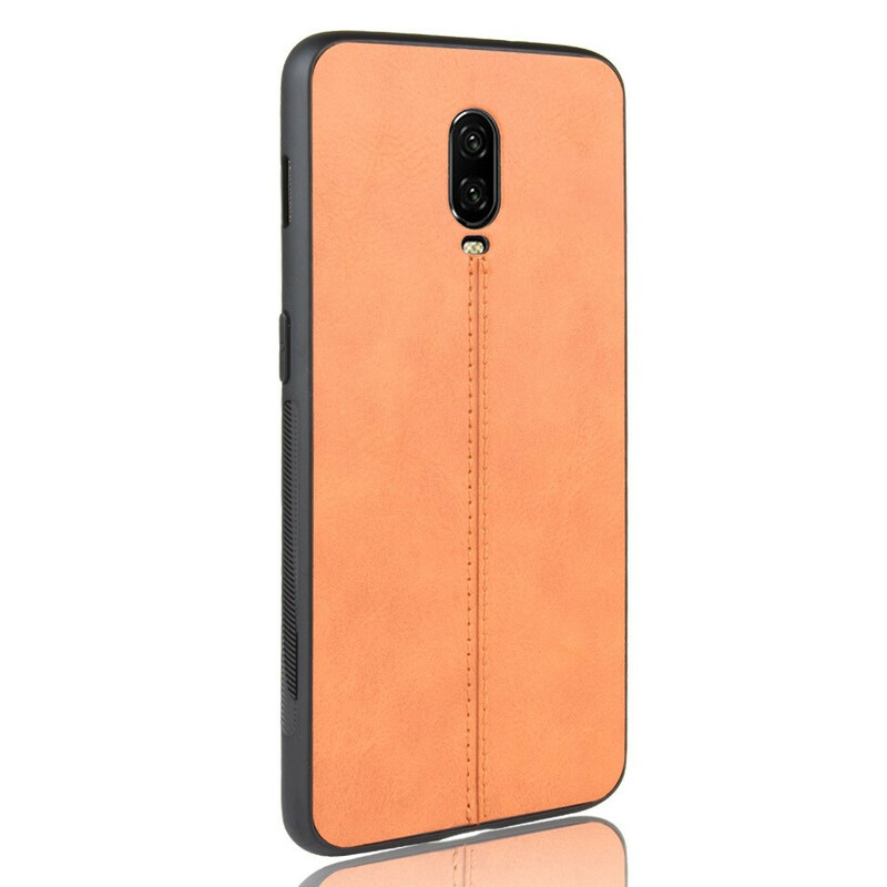 OnePlus 6T Leather Style Case Stitching