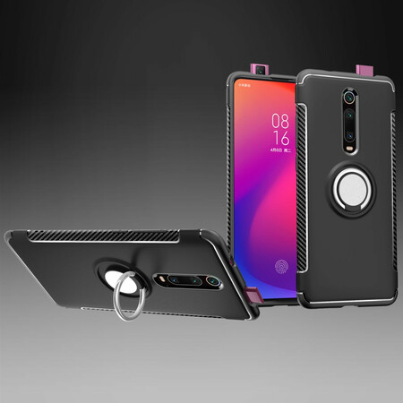 Xiaomi Mi 9T / Mi 9T Pro Carbon Fiber Magnetic Ring Case