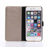 Case iPhone SE 2 / 8 / 7 Retro Leather Effect Case iPhone SE 2 / 8 / 7 Retro Leather Effect