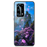 Huawei P40 Tempered Glass Case Imaginary Landscape
