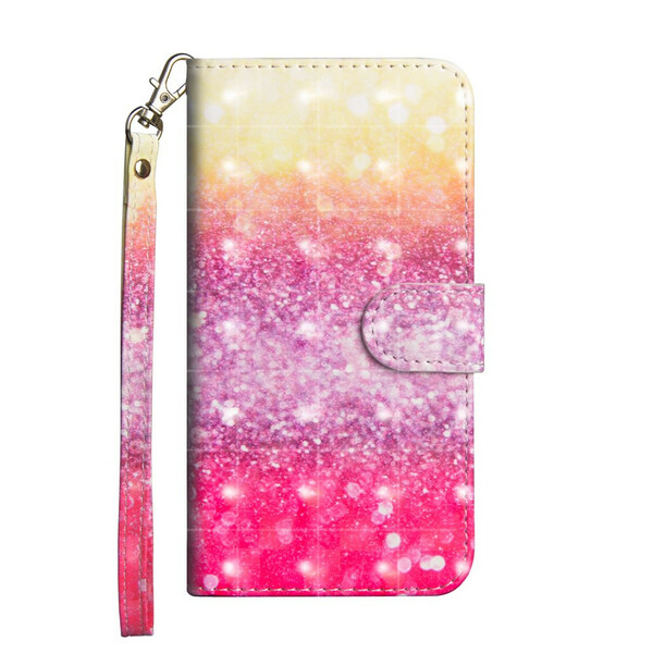 OnePlus 8 Magenta Glitter Gradient Case