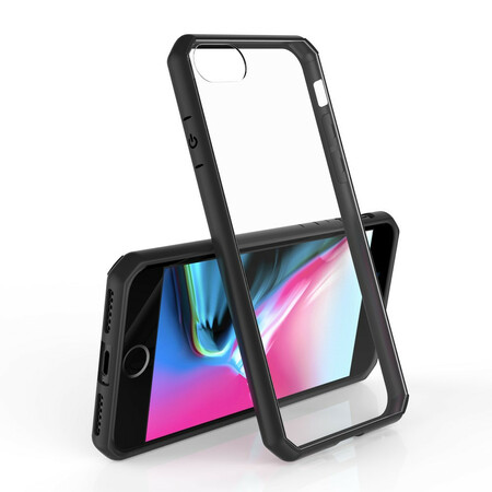 Case iPhone SE 2 / 8 / 7 Transparent Colored Edges
