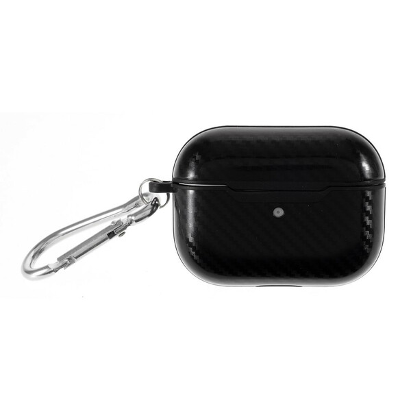 AirPods Pro Carbon Fiber Texture Case with Carabiner