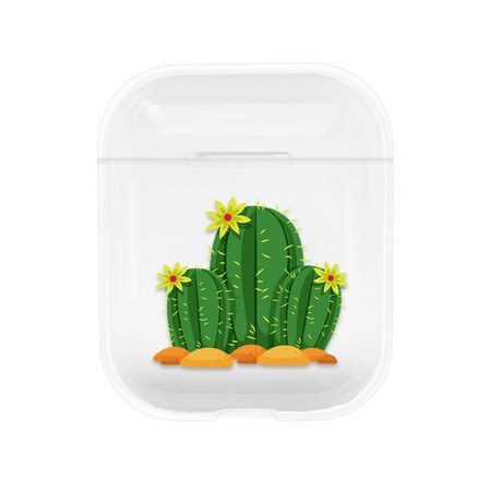 Étui AirPods Transparent Cactus