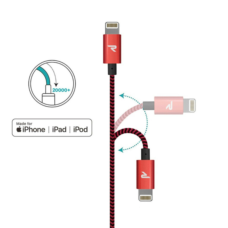 USB and MFI Data Charging Cable for iPhone RAMPOW