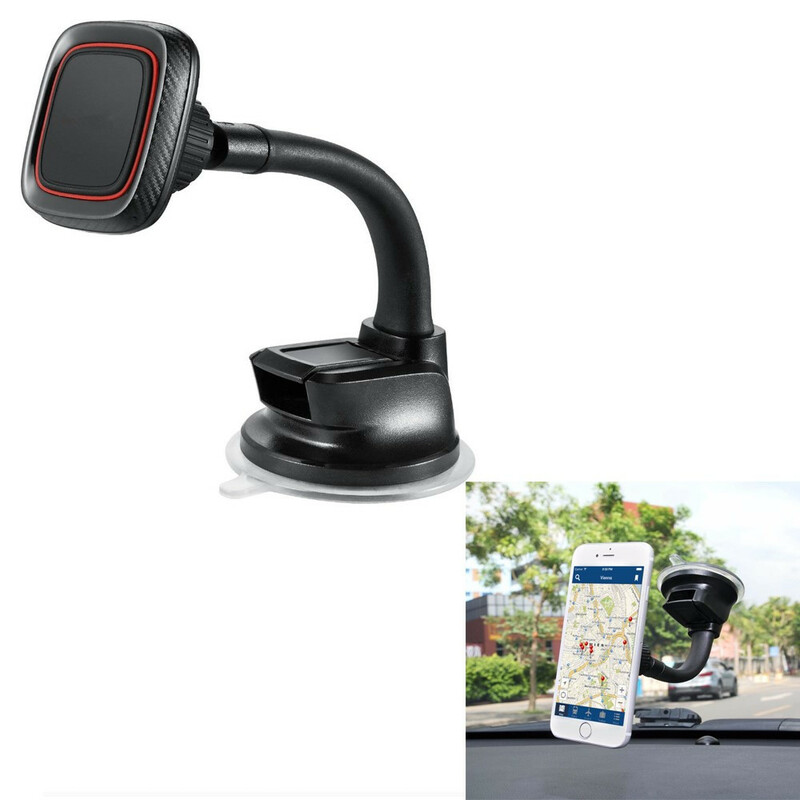 Magnetic windscreen phone holder with suction cup - Dealy