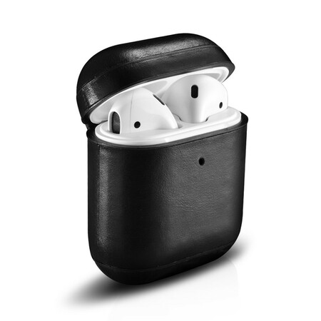 ICARER Genuine Leather AirPods Case