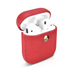 ICARER Genuine Leather AirPods Case