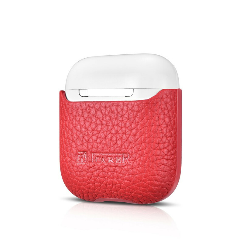 ICARER Genuine Leather AirPods Case