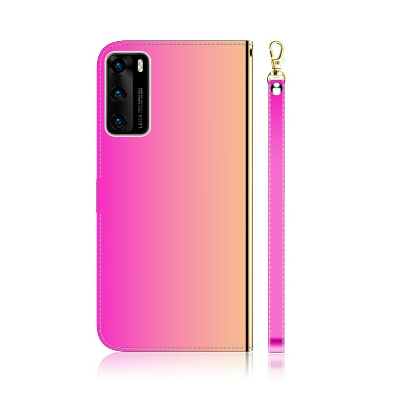 Cover Huawei P40 Leatherette Mirror Cover