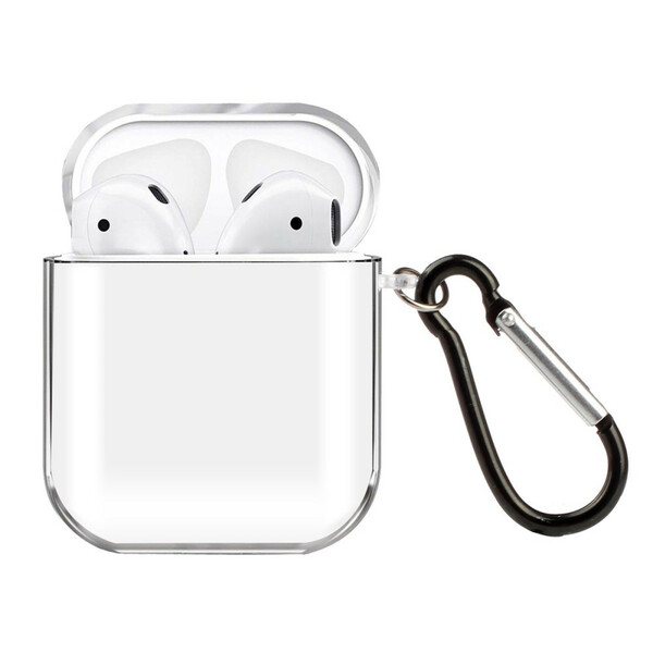 AirPods Transparent Silicone Case with Carabiner