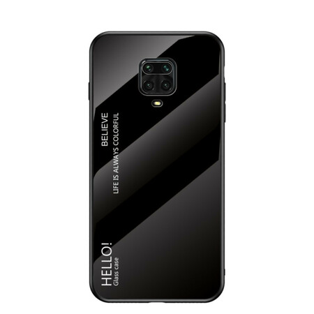 Xiaomi Redmi Note 9S Tempered Glass Case Hello