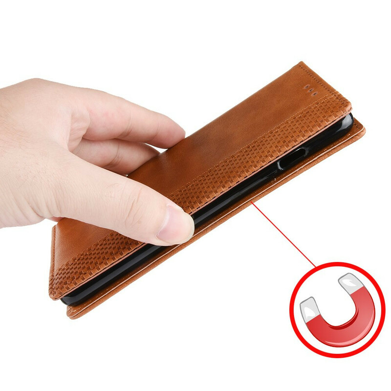 Flip Cover Xiaomi Redmi Note 9S Vintage Leather Effect Flip Cover Xiaomi Redmi Note 9S Vintage Leather Effect