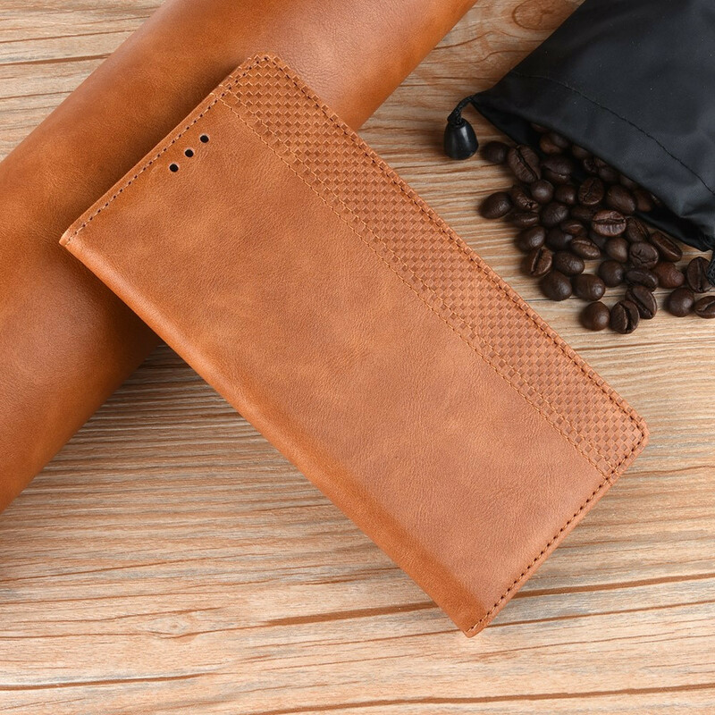 Flip Cover Xiaomi Redmi Note 9S Vintage Leather Effect Flip Cover Xiaomi Redmi Note 9S Vintage Leather Effect