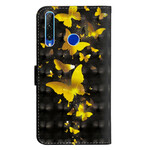Cover Honor 20 Lite Papillons Jaunes