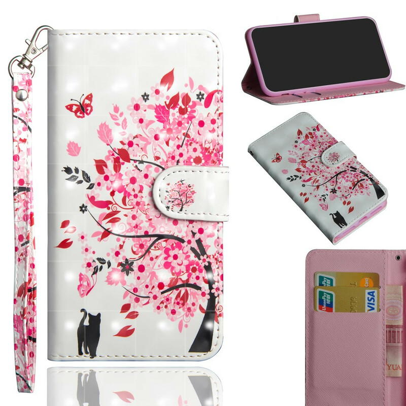 Cover Honor 20 Lite Arbre Rose