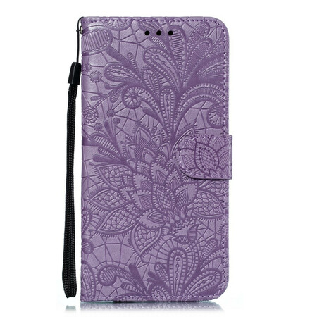 Cover Huawei Y5 2019 / Honor 8S Tribal Flowers with Strap