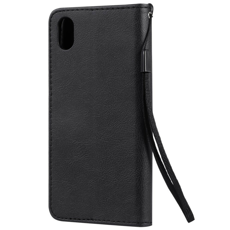 Case Huawei Y5 2019 / Honor 8S Color Leather Effect with Strap Case Huawei Y5 2019 / Honor 8S Color Leather Effect with Strap