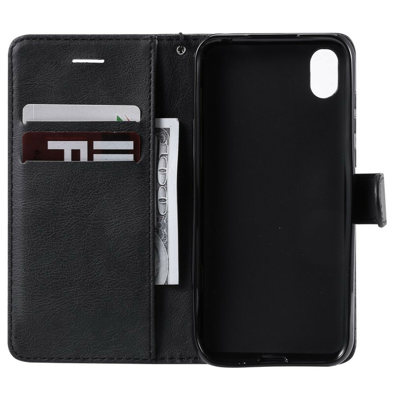Case Huawei Y5 2019 / Honor 8S Color Leather Effect with Strap Case Huawei Y5 2019 / Honor 8S Color Leather Effect with Strap