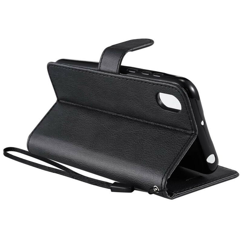 Case Huawei Y5 2019 / Honor 8S Color Leather Effect with Strap Case Huawei Y5 2019 / Honor 8S Color Leather Effect with Strap