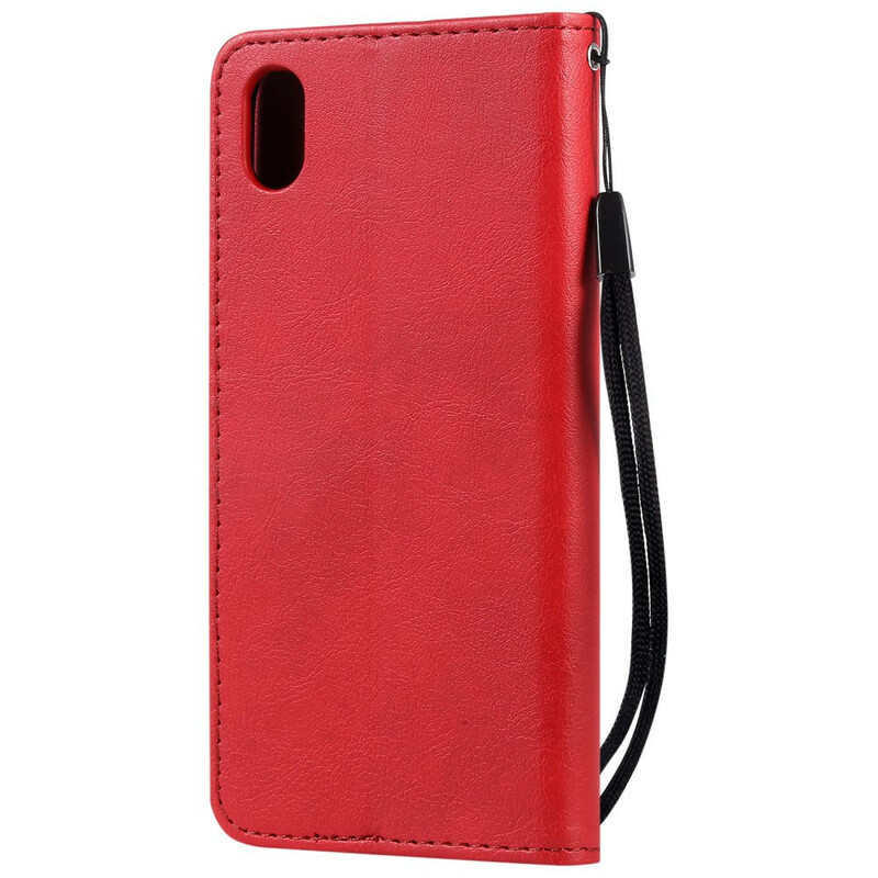 Case Huawei Y5 2019 / Honor 8S Color Leather Effect with Strap Case Huawei Y5 2019 / Honor 8S Color Leather Effect with Strap