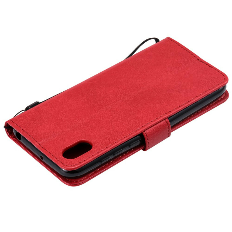 Case Huawei Y5 2019 / Honor 8S Color Leather Effect with Strap Case Huawei Y5 2019 / Honor 8S Color Leather Effect with Strap