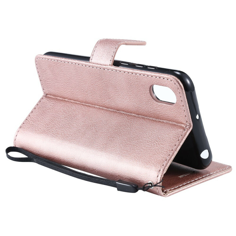 Case Huawei Y5 2019 / Honor 8S Color Leather Effect with Strap