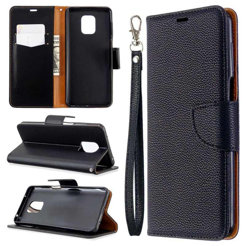Case Xiaomi Redmi Note 9 / Note 9S / Note 9 Pro Leather Effect Lychee