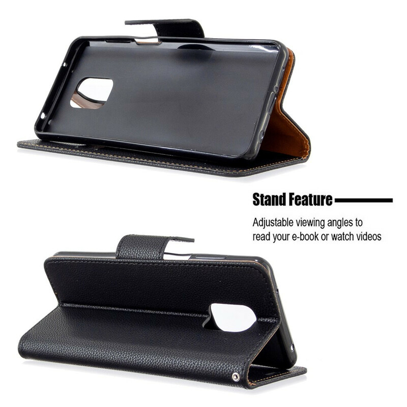 Case Xiaomi Redmi Note 9 / Note 9S / Note 9 Pro Leather Effect Lychee