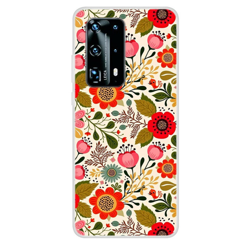 Case Huawei P40 Pro Tapestry Fleurie