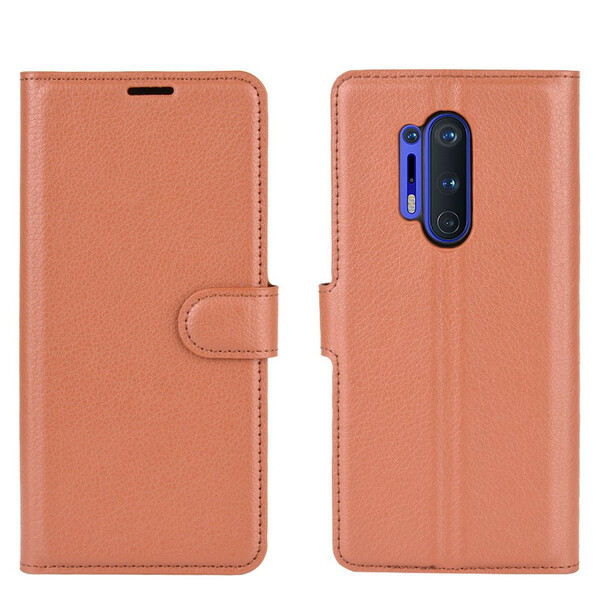 Cover OnePlus 8 Pro Style Cuir Lychee Premium