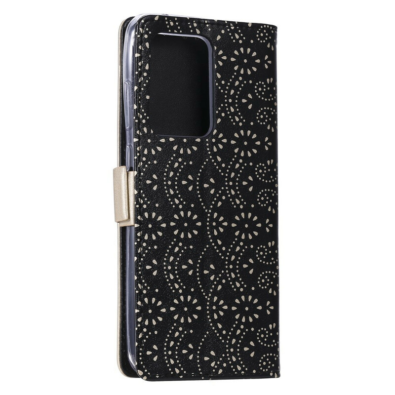 Huawei P40 Pro Cover Lace Purse with Strap