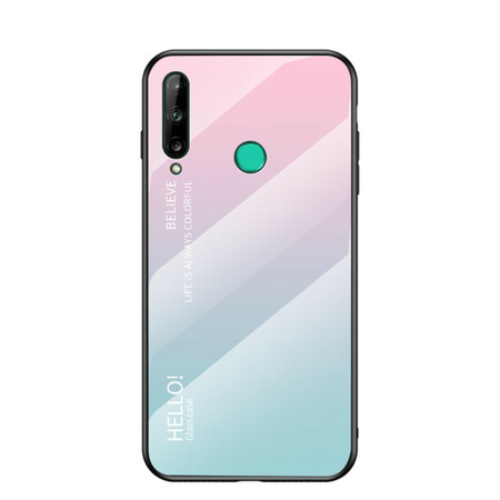 Huawei P40 Lite E Cover Tempered Glass Hello