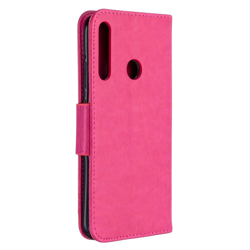 Case Huawei P40 Lite E Butterflies and Oblique Flap