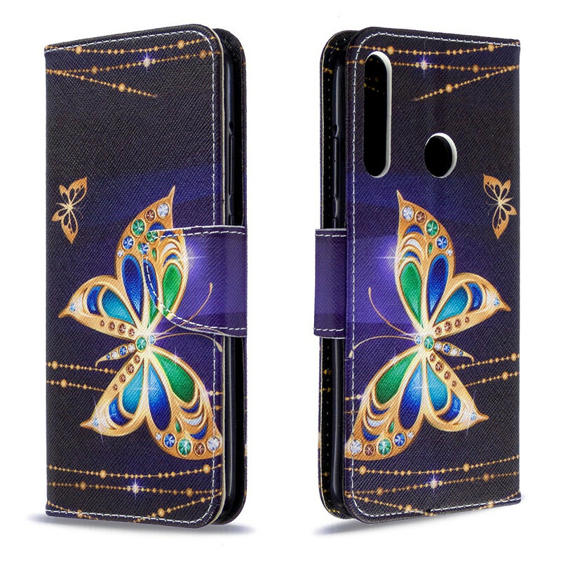 Cover Huawei P40 Lite E Papillons Rois