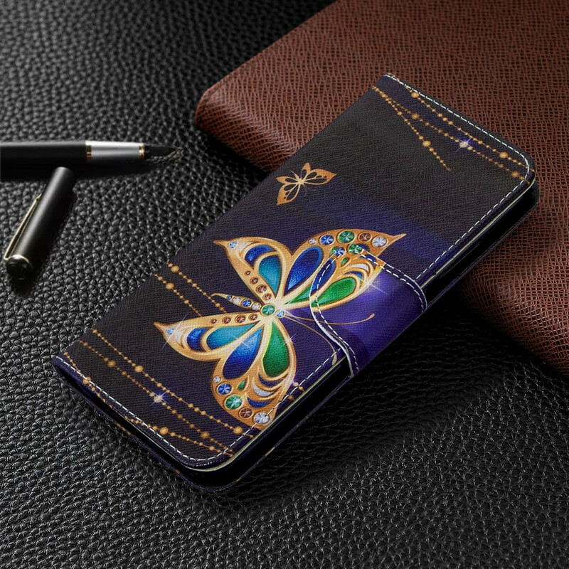 Cover Huawei P40 Lite E Papillons Rois