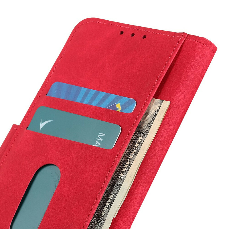 Cover Alcatel 1S Matte Effet Cuir Vintage KHAZNEH