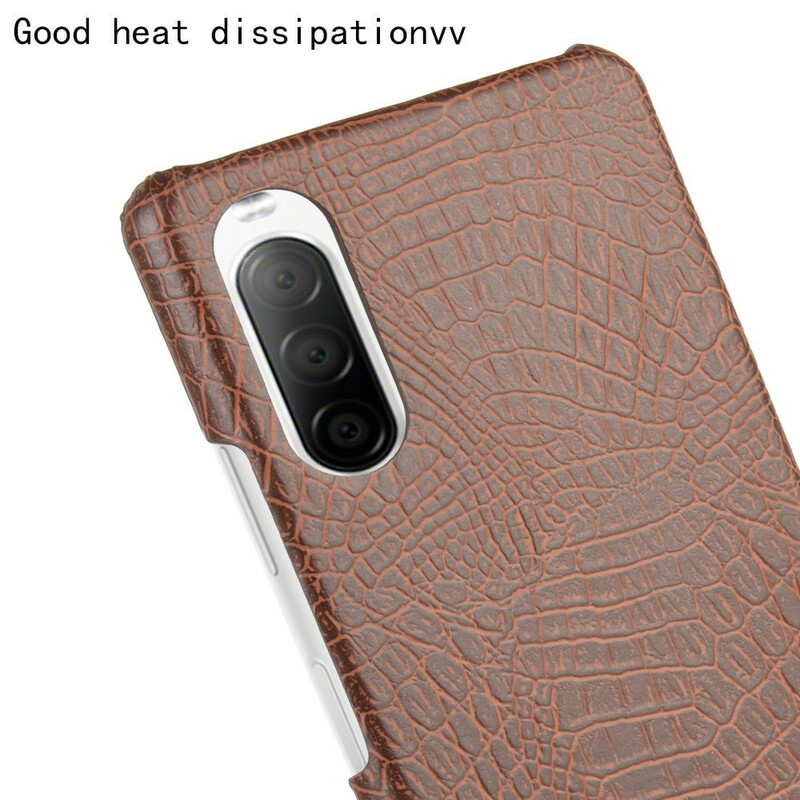 Sony Xperia 10 II Case Crocodile Skin Effect