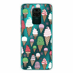 Xiaomi Redmi Note 9 Case Colored Cream Ice Cream